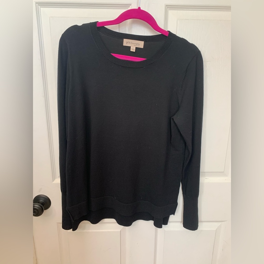 Philosophy sweater. Size Large